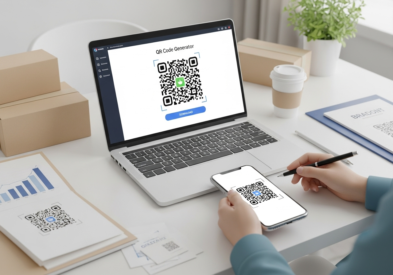 Factory Qr Code Example Free How do I create a free QR code for my business? - QR Code Stickers and ...