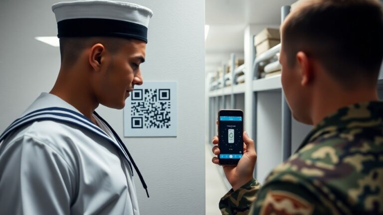 Navy and Marines Streamline Barracks Maintenance with New QR Code System