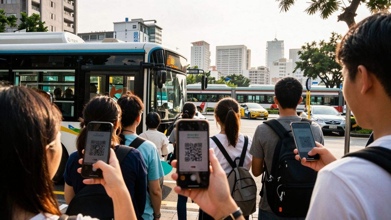 Tap and Go: Taipei and New Taipei Embrace QR Code Boarding for Buses ...
