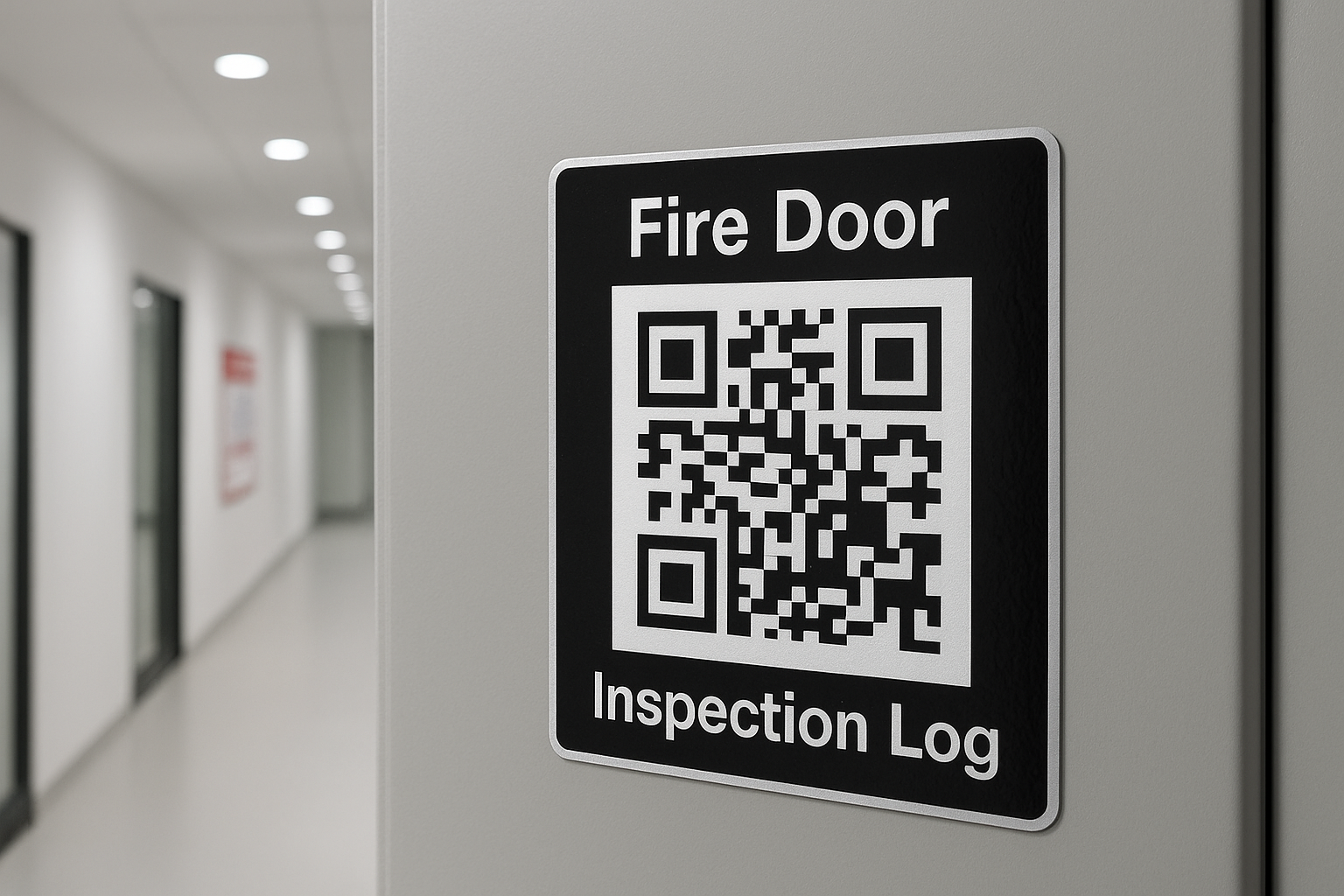 fire door tags — QR Code Stickers guide