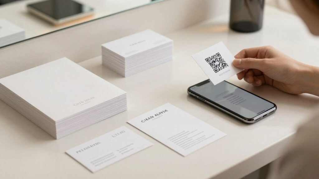 Designing effective business cards for hairdressers in the digital age
