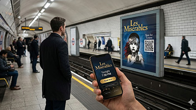 QR codes for events and entertainment
