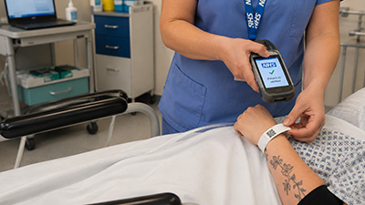 QR code labels for healthcare and the NHS